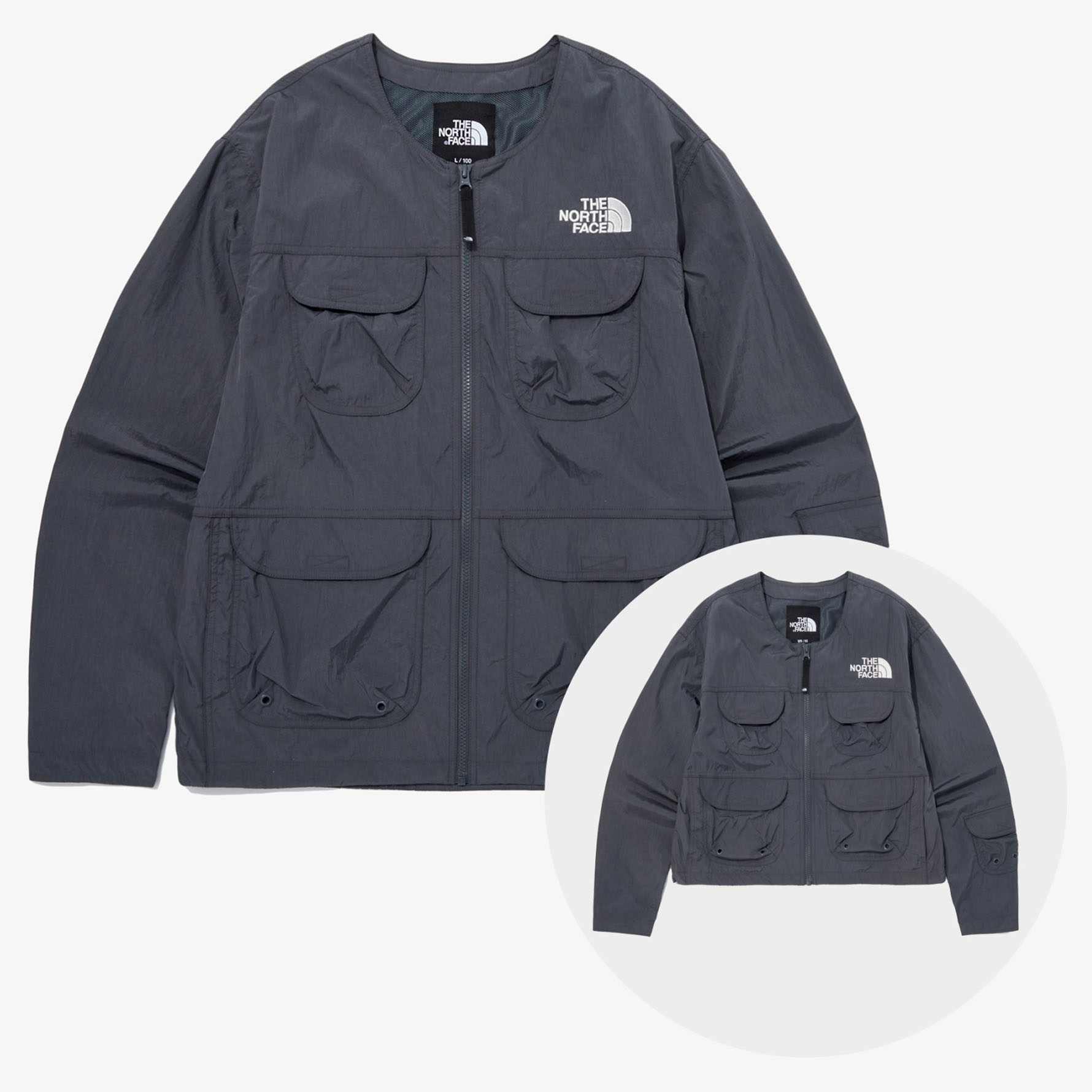 THE NORTH FACE ノースフェイス ノーカラージャケット GEAR LOFT CARDIG...