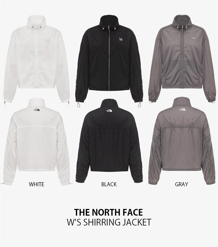 ★THE NORTH FACE★ NJ3LR33K White Label Women's Shirring Jac THE NORTH FACE ノースフェイス レディース ナイロンジャケット