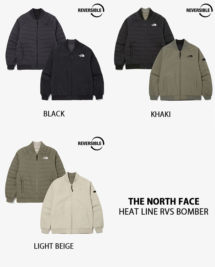 THE NORTH FACE ノースフェイス ボンバー ジャケット HEAT LINE RVS BOMBER リバーシブル ボンバー ジャケット  MA1 NJ3NN01