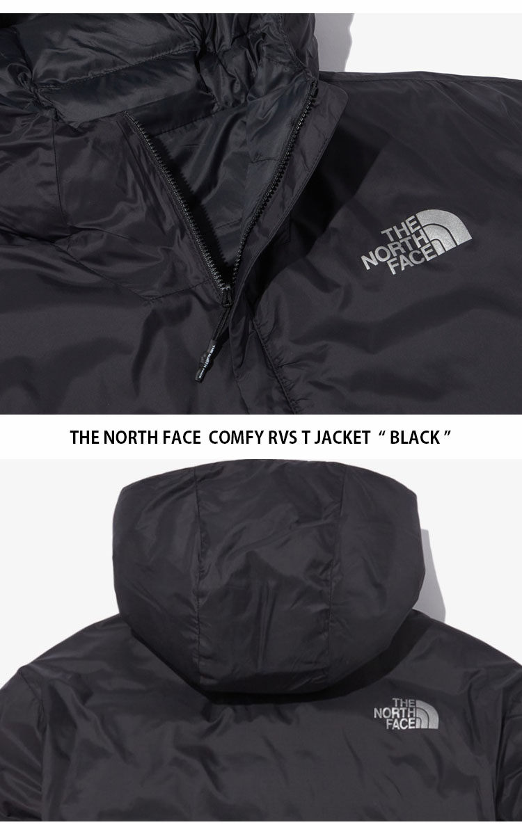 THE NORTH FACE ノースフェイス パディングジャケット COMFY RVS T JACKET コンフィ リバーシブル ジャケット フーディ  ロゴ メンズ レディース NJ3NN62J/K/L
