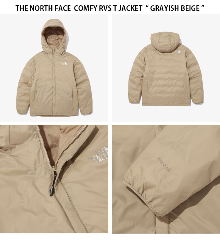 THE NORTH FACE ノースフェイス パディングジャケット COMFY RVS T JACKET コンフィ リバーシブル ジャケット フーディ  ロゴ メンズ レディース NJ3NN62J/K/L