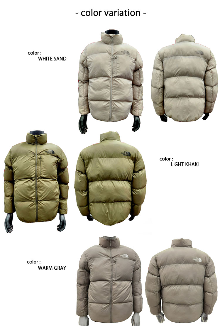 THE NORTH FACE ノースフェイス ダウンスタイルジャケット VERMONT ON-BALL JACKET パディングジャケット  ショートダウン BLACK WHITE KHAKI GRAY NJ3NN64A/B/CD