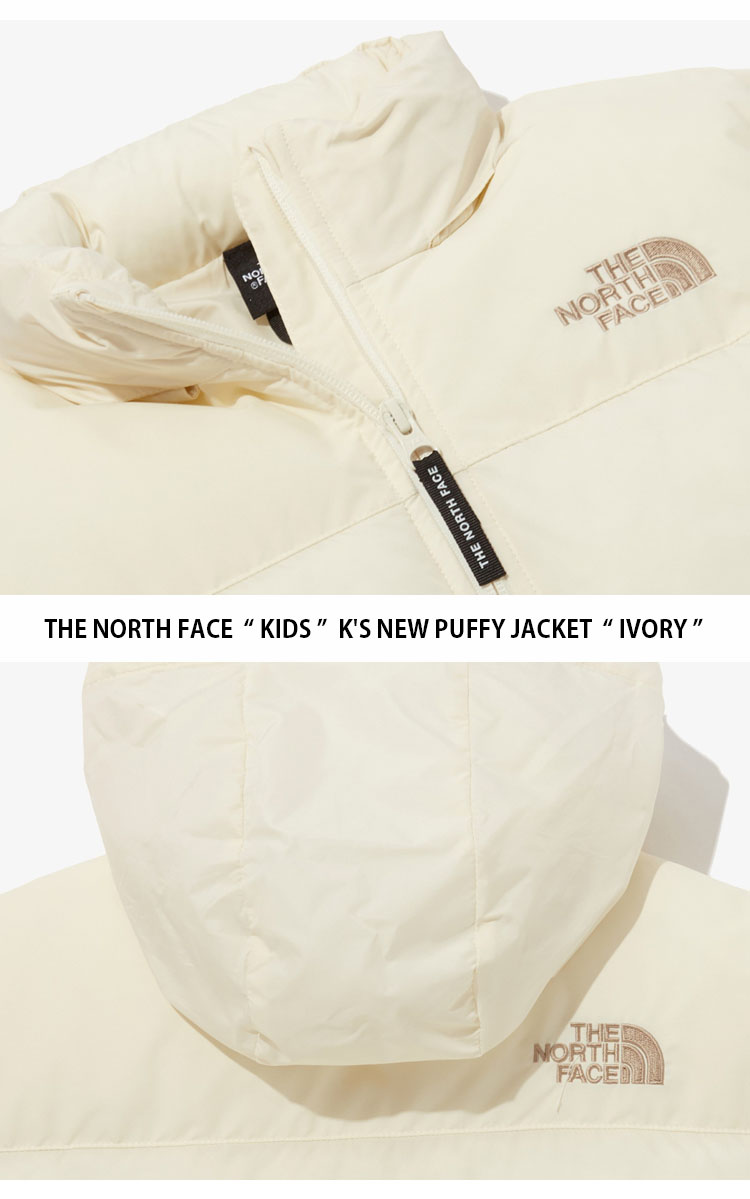 THE NORTH FACE ノースフェイス キッズ パディングジャケット K'S NEW PUFFY JACKET ニュー パフィー ジャケット  スタンドネック ロゴ 子供用 NJ3NP51S/T/U/V