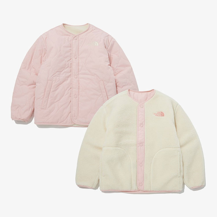 THE NORTH FACE ノースフェイス キッズ フリースジャケット K'S FURRY HEAT RVS CARDIGAN フューリー ヒート リバーシブル カーディガン 子供用 NJ3NP54S/T/U｜snkrs-aclo｜04