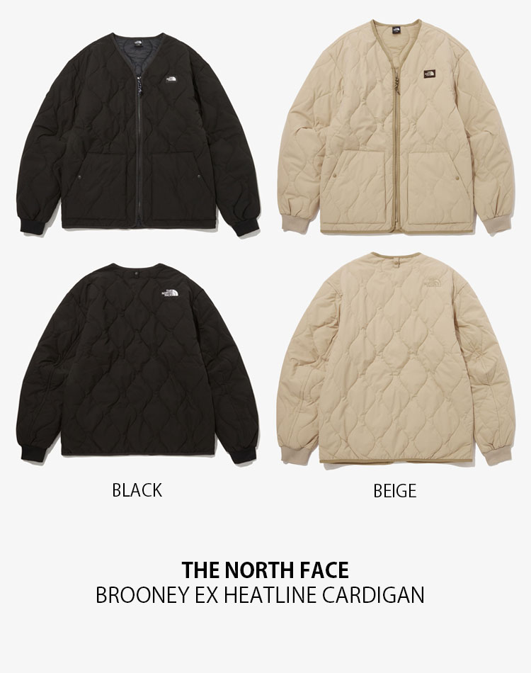 THE NORTH FACE ノースフェイス キルティングジャケット BROONEY EX HEATLINE CARDIGAN ブルーニー  ヒートライン カーディガン メンズ レディース NJ3NP59A/B