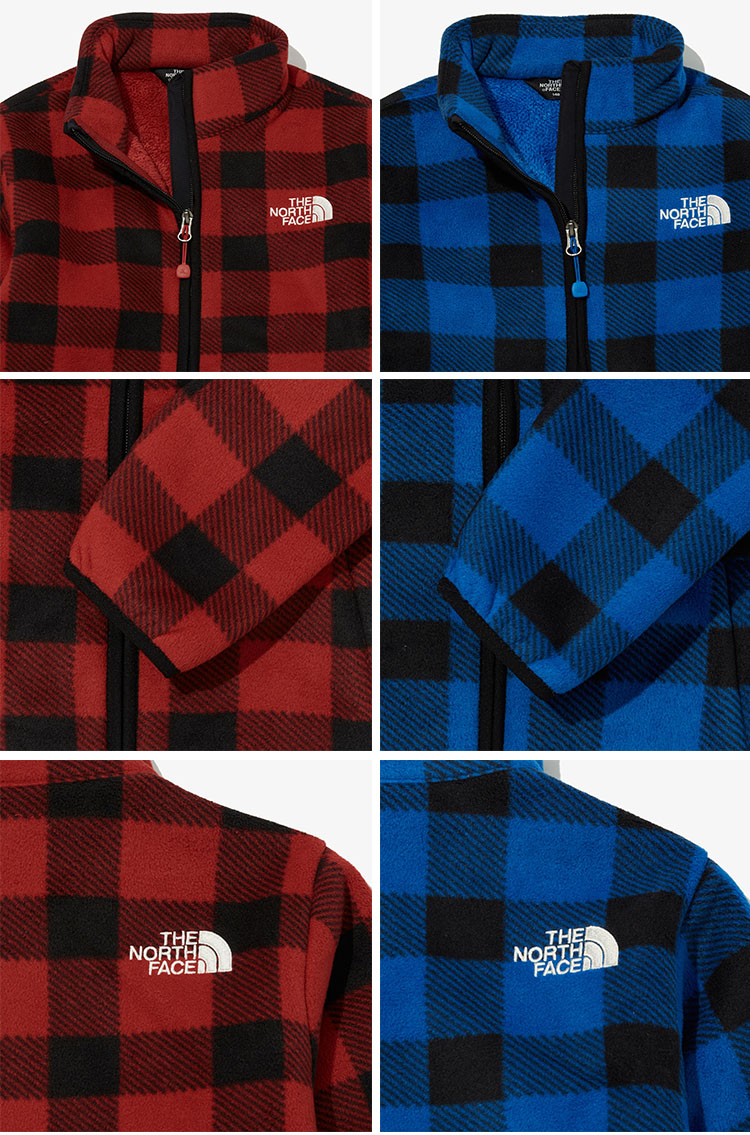 THE NORTH FACE キッズ ノースフェイス フリース K'S CHECKER FLEECE