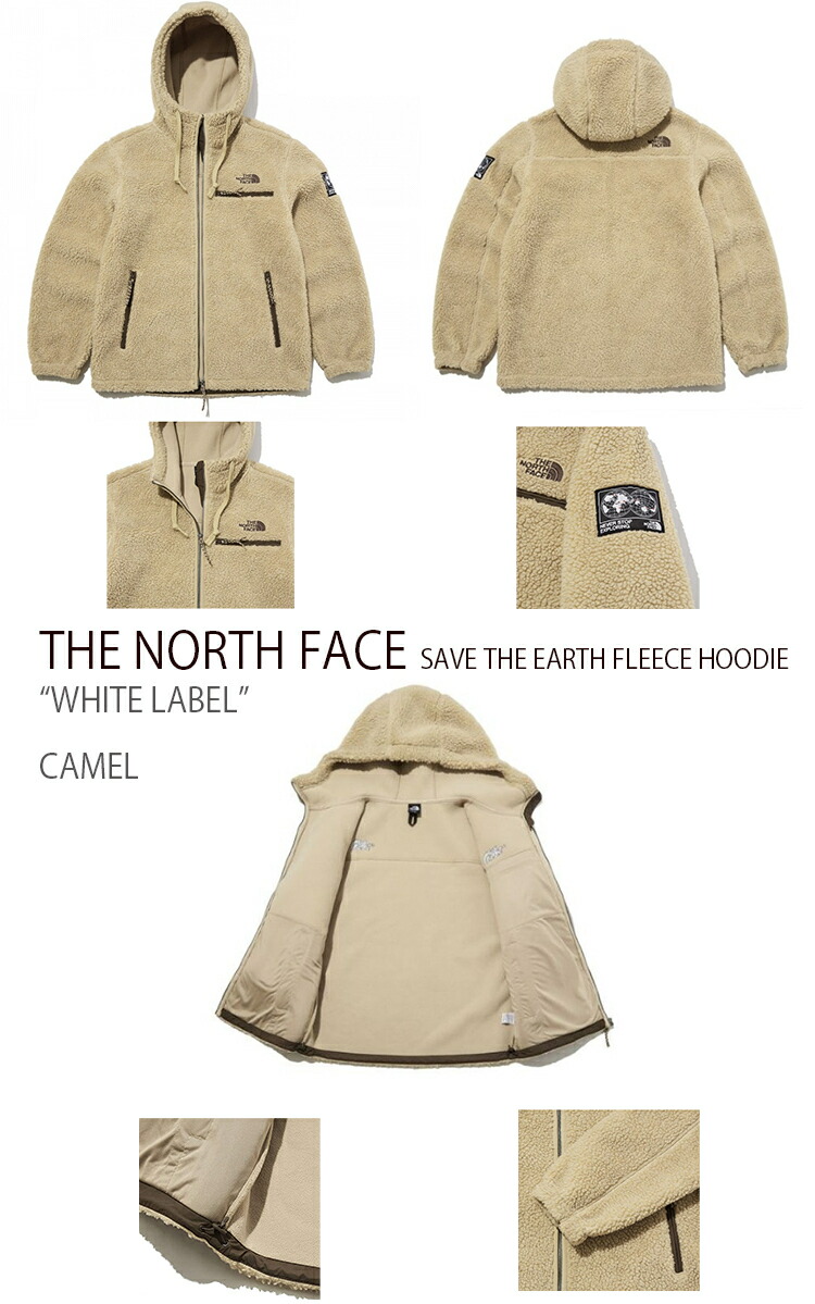 THE NORTH FACE ノースフェイス SAVE THE EARTH FLEECE HOODIE CAMEL 