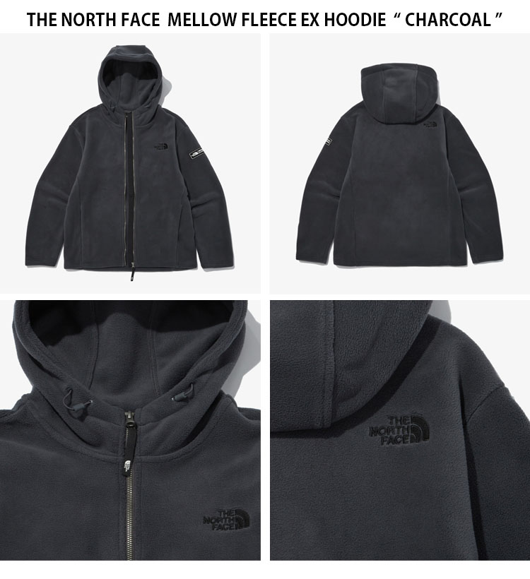 THE NORTH FACE ノースフェイス フリースジャケット MELLOW FLEECE EX HOODIE メロウ フリース フーディ  ジャケット ボア ロゴ 男性用 女性用 NJ4FN51A/B/C/D