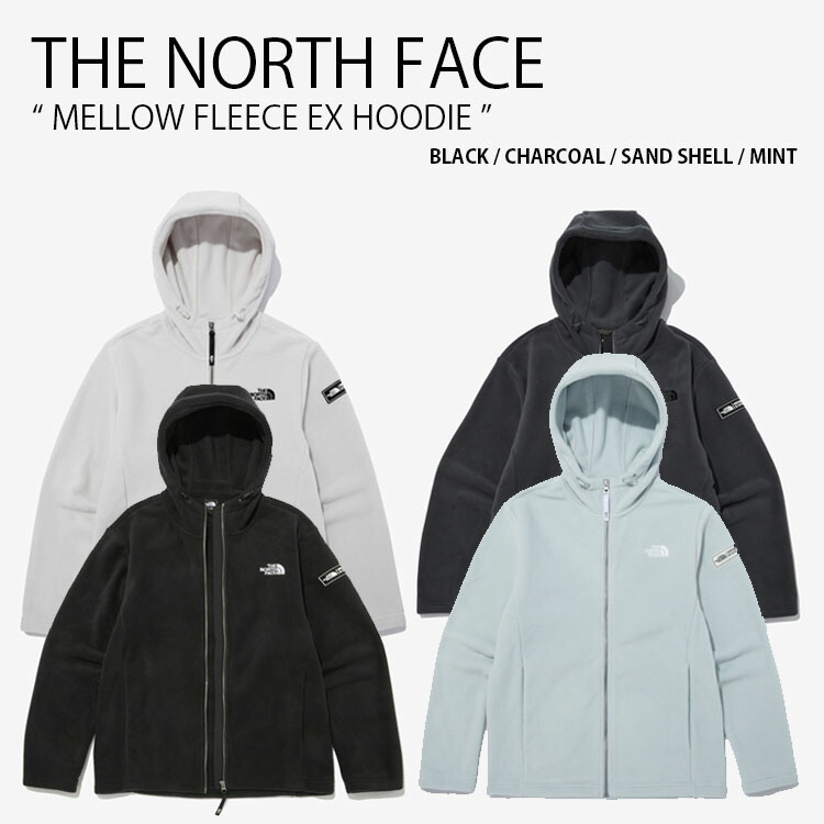 THE NORTH FACE ノースフェイス フリースジャケット MELLOW FLEECE EX HOODIE メロウ フリース フーディ  ジャケット ボア ロゴ 男性用 女性用 NJ4FN51A/B/C/D