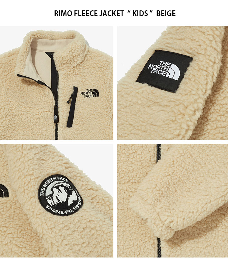 THE NORTH FACE キッズ ノースフェイス フリース K'S RIMO FLEECE JACKET リモ フリースジャケット ボアフリース  モコモコフリース 子供用 NJ4FN52