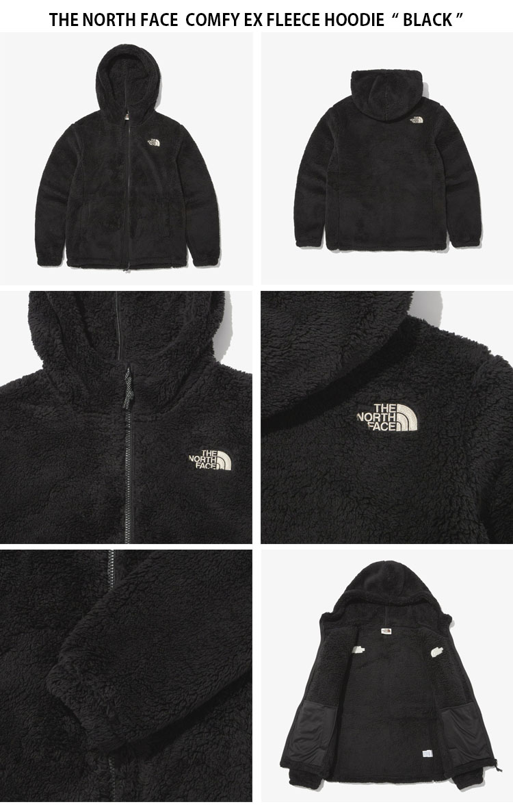 THE NORTH FACE ノースフェイス フリースジャケット COMFY EX FLEECE HOODIE コンフィ フリース フーディ  ジャケット メンズ レディース NJ4FN56J/K/L/M