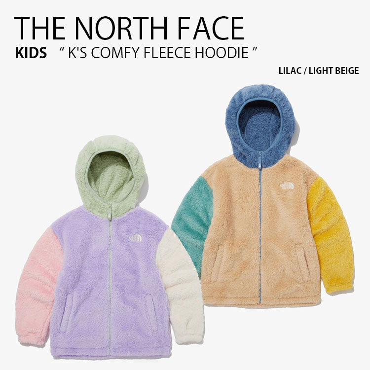 THE NORTH FACE ノースフェイス キッズ フリースジャケット K'S COMFY FLEECE HOODIE コンフィ フリース フーディ  ジャケット パーカー 子供用 NJ4FP52S/T