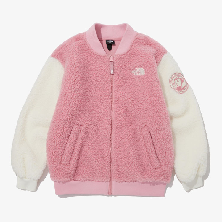 THE NORTH FACE ノースフェイス キッズ フリースジャケット K'S RIMO FLEECE BOMBER リモ フリース ボンバー  ジャケット ロゴ 子供用 NJ4FP53S/T/U