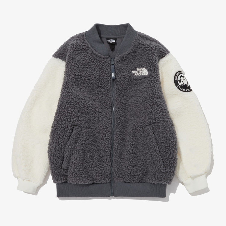 THE NORTH FACE ノースフェイス キッズ フリースジャケット K'S RIMO FLEECE BOMBER リモ フリース ボンバー  ジャケット ロゴ 子供用 NJ4FP53S/T/U