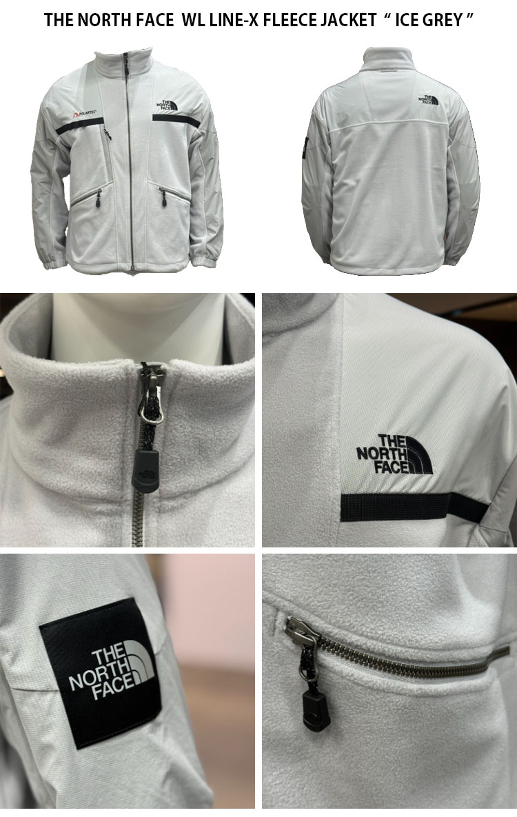 THE NORTH FACE ノーカラーフリースジャケット XL ホワイト ☆23AW☆【ノースフェイス】☆COMFY ALPHA FLEECE ZIP UP☆ (THE NORTH