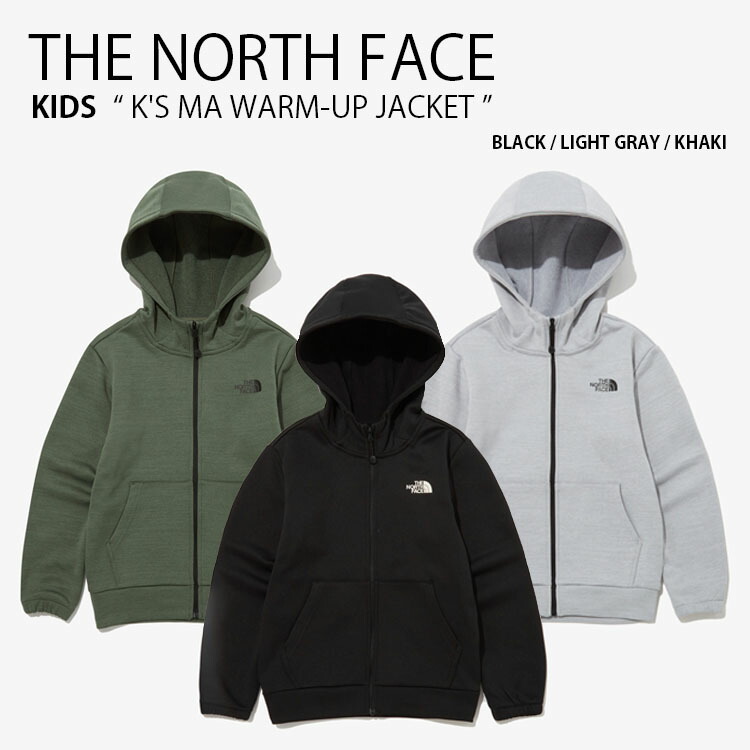 THE NORTH FACE ノースフェイス キッズ トレーニングジャケット K'S MA WARM-UP JACKET エムエー ウォームアップ  ジャケット パーカー 子供用 NJ5JP70S/T/U