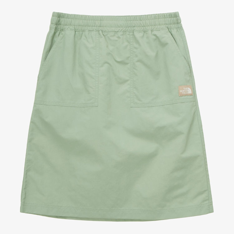 THE NORTH FACE ノースフェイス キッズ スカート KS CAMPER SKIRT キャンパー スカート ミニスカート ロゴ 女の子 子供用 NK6NP01S/T/U【中古】未使用品