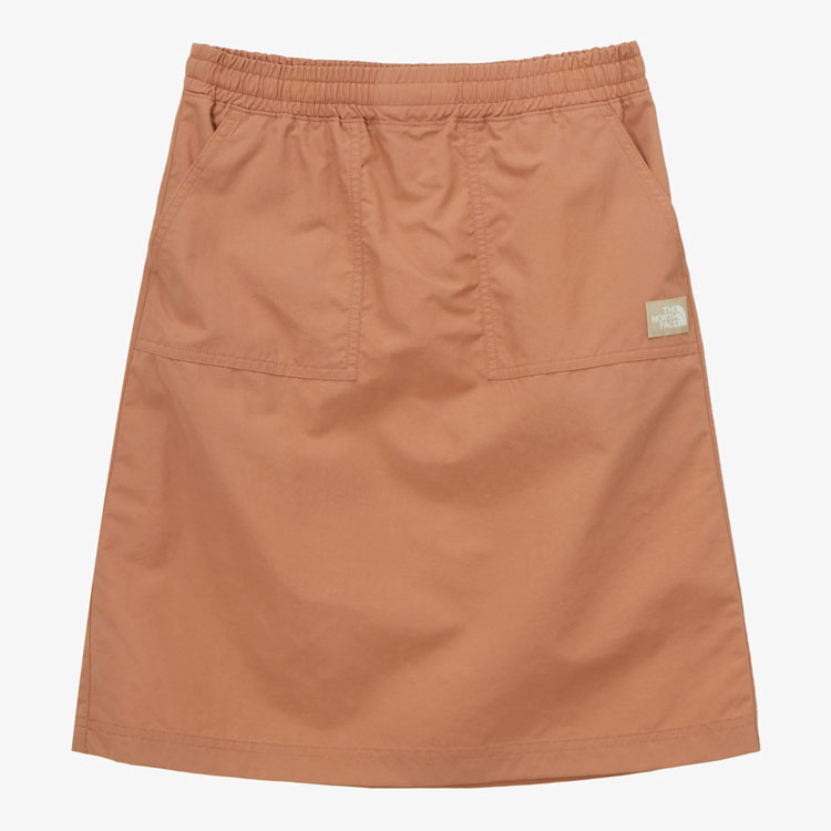 THE NORTH FACE ノースフェイス キッズ スカート KS CAMPER SKIRT キャンパー スカート ミニスカート ロゴ 女の子 子供用 NK6NP01S/T/U【中古】未使用品