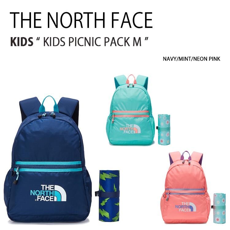 THE NORTH FACE ノースフェイス キッズ リュック KIDS PICNIC PACK M バックパック バッグ 通学 ピクニック ベビー  子供用 男の子 女の子 NM2DM08R/S/T