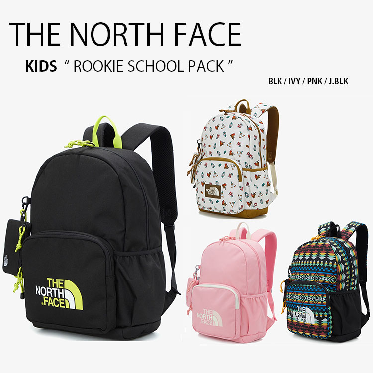 THE NORTH FACE ノースフェイス キッズ リュック KIDS ROOKIE SCHOOL PACK バックパック バッグ 通学 ピクニック  ベビー 子供用 男の子 女の子 NM2DM51R/S/T/U