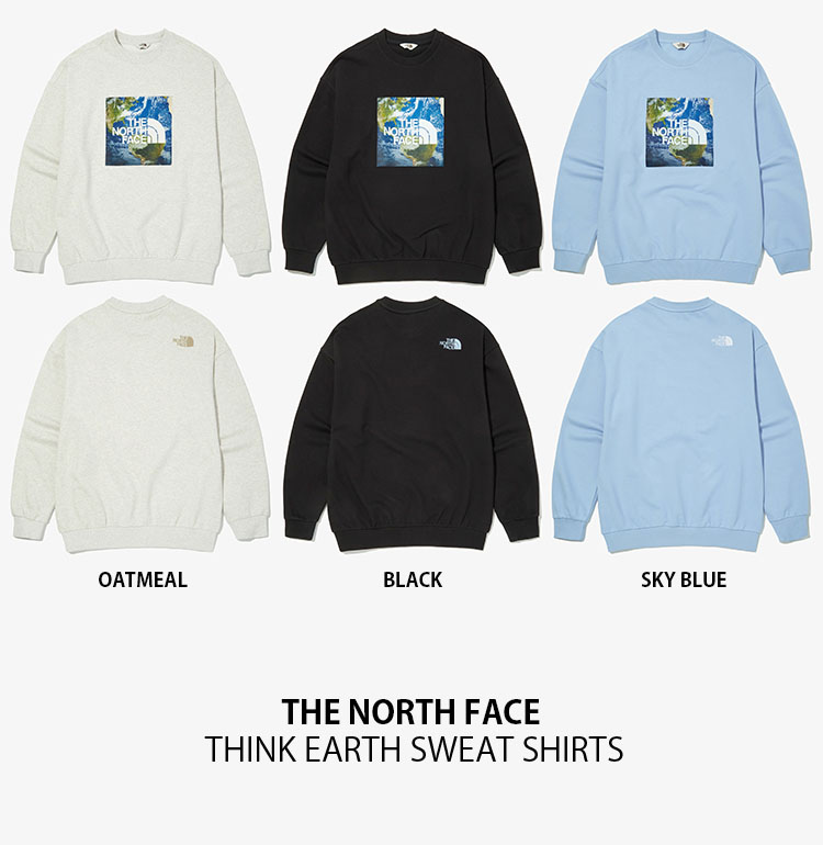 THE NORTH FACE ノースフェイス スウェット THINK EARTH SWEATSHIRTS 