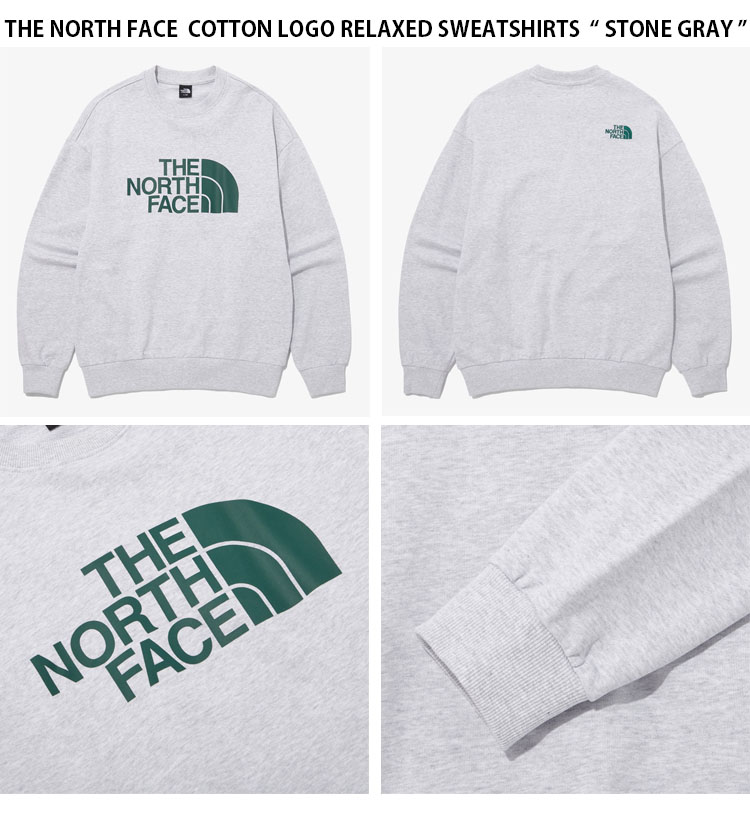 THE NORTH FACE ノースフェイス スウェット COTTON LOGO RELAXED