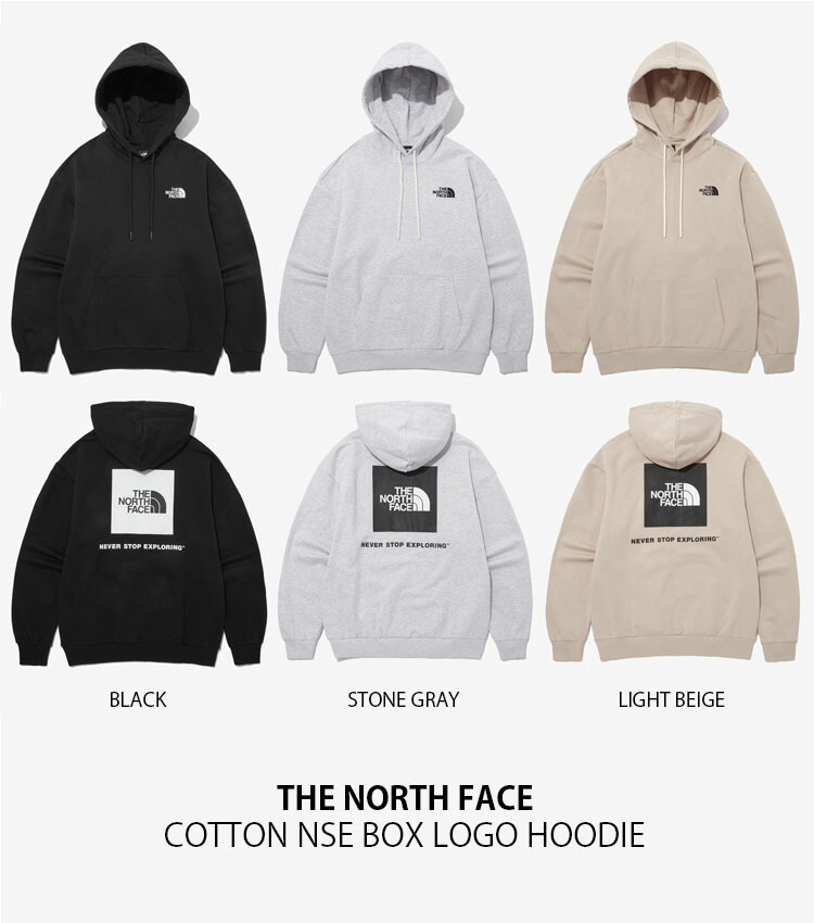 THE NORTH FACE ノースフェイス パーカー COTTON NSE BOX LOGO HOODIE