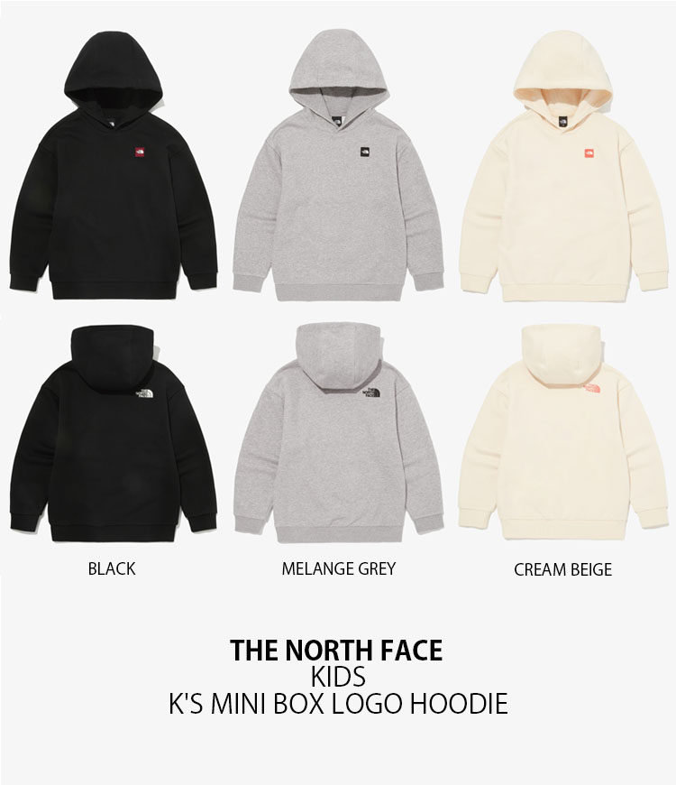 THE NORTH FACE ノースフェイス キッズ パーカー K'S MINI BOX LOGO HOODIE ミニ ボックス ロゴ フーディ 長袖  プルオーバー 男の子 女の子 子供用 NM5PQ57S/T/U