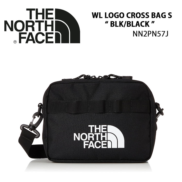 海外！TNF パッチロゴ付き LOGO ショルダーバッグ 黒-