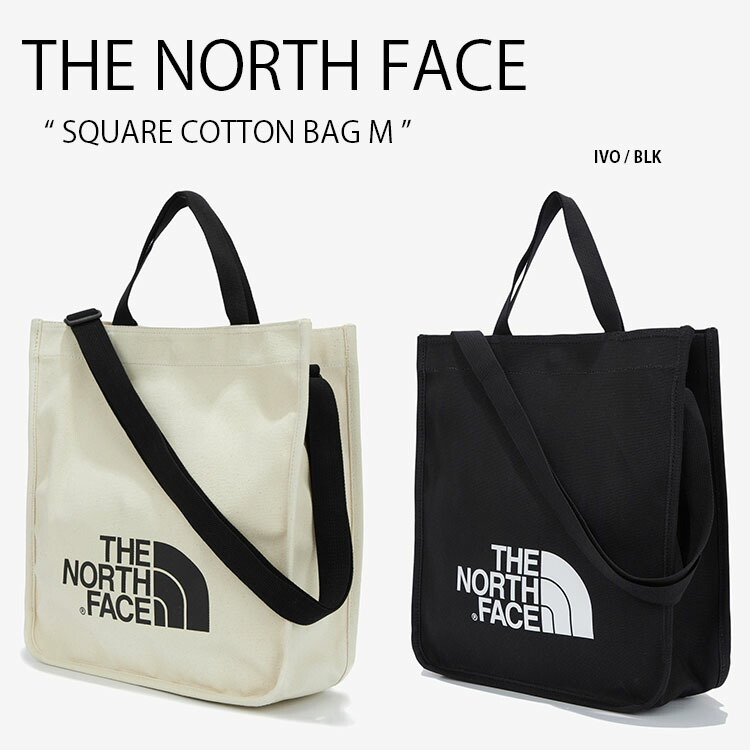THE NORTH FACE ノースフェイス トートバッグ SQUARE COTTON BAG M