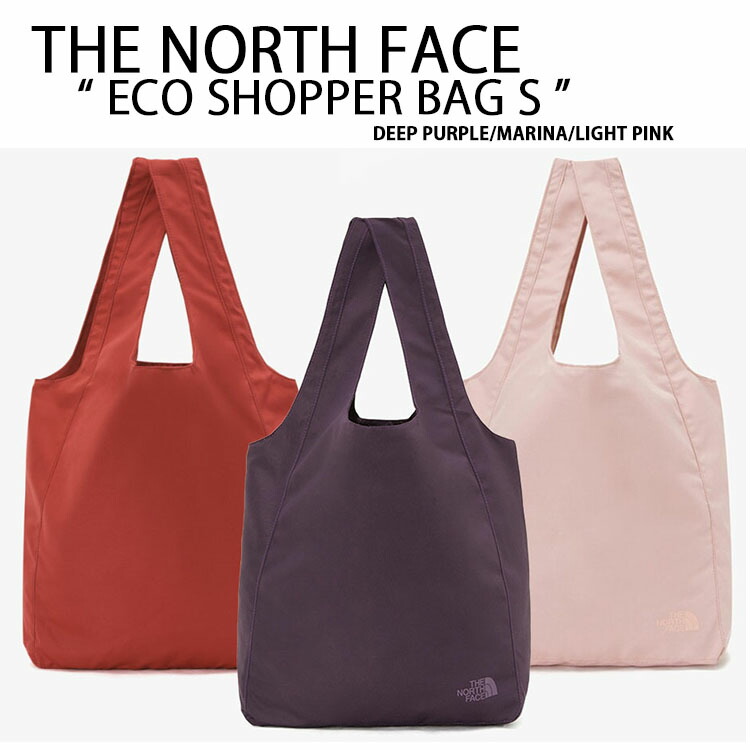 THE NORTH FACE ノースフェイス ショッパーバッグ SHOPPER BAG S エコバッグ ミニ トートバッグ PURPLE RED  PINK ショッピングバッグ NN2PM98A/B/E