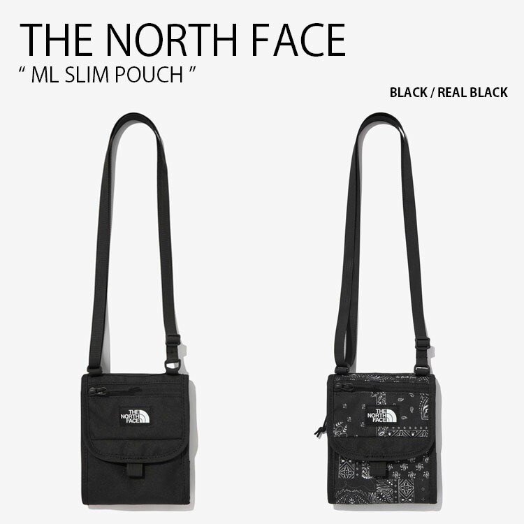 THE NORTH FACE ノースフェイス クロスバッグ ML SLIM POUCH ショルダーバッグ バッグ ペイズリー柄 ブラック メンズ  レディース 男性用 女性用 NN2PN56A/B