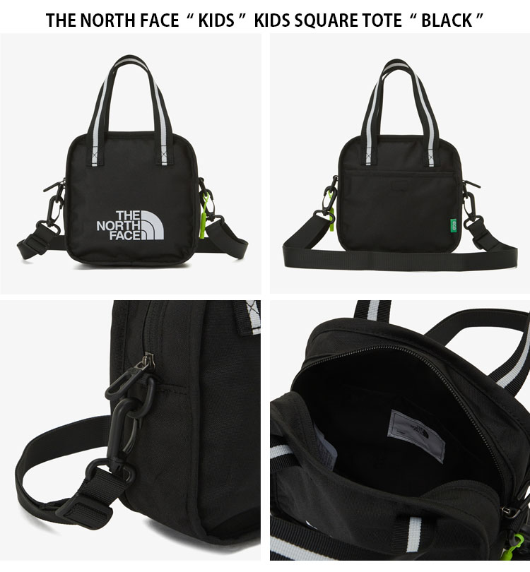 THE NORTH FACE ノースフェイス キッズ ショルダーバッグ KIDS SQUARE TOTE スクエア トート ミニバッグ クロスバッグ  トートバッグ バッグ 子供用 NN2PP06R/S