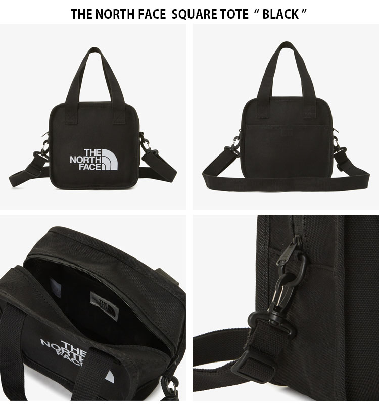 THE NORTH FACE ノースフェイス ショルダーバッグ SQUARE TOTE スクエア トート バッグ クロスバッグ ミニバッグ ロゴ  メンズ レディース NN2PP09J/K/L