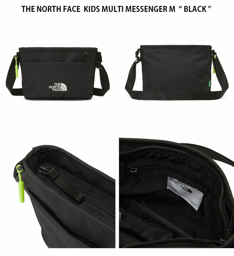 【新品未使用】THE NORTH FACE メッセンジャー バッグ M　ブラック THE NORTH FACE ノースフェイス キッズ ショルダーバッグ KIDS