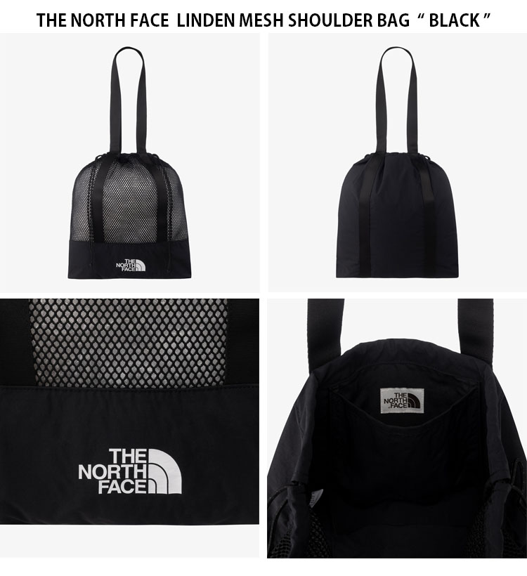 【THE NORTH FACE】LINDEN MESH SHOULDER BAG NEW THE NORTH FACE LINDEN MESH SHOULDER BAG BLACK NN2PR13