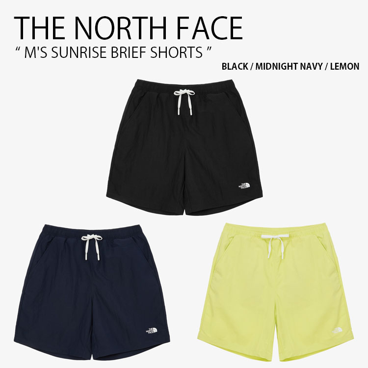 THE NORTH FACE ノースフェイス ショートパンツ M'S SUNRISE BRIEF SHORTS サンライズ ブリーフ ショーツ パンツ  半ズボン ロゴ メンズ レディース NS6KQ12A/B/C