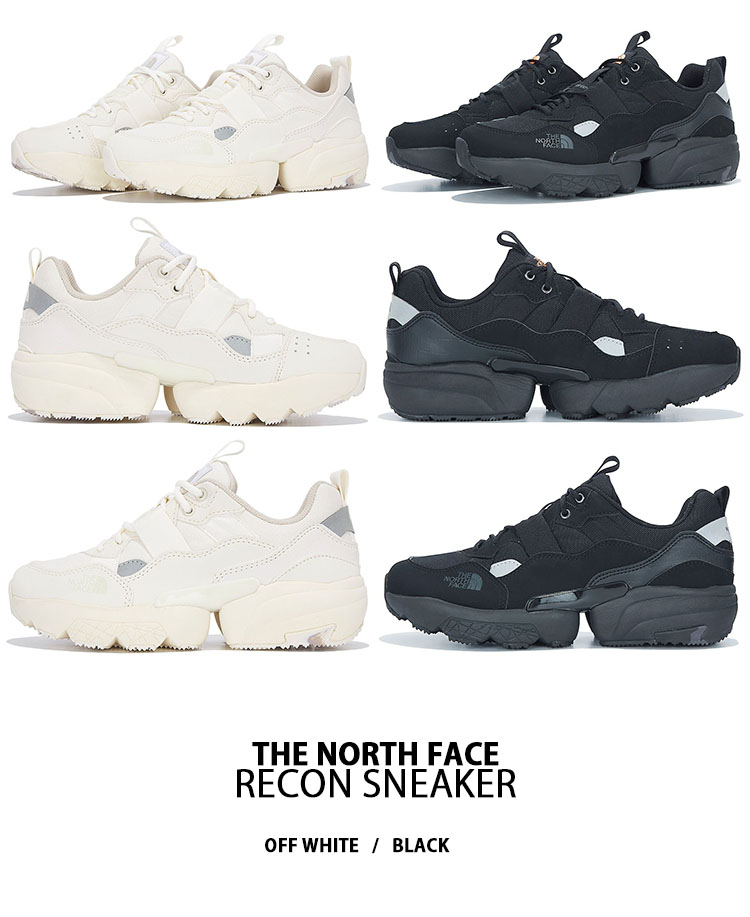 THE NORTH FACE ノースフェイス スニーカー ダッドシューズ RECON SNEAKER シューズ 厚底 厚底スニーカー オフホワイト  ブラック WHITELABEL NS93M05K/J : tnf-ns93m05 : セレクトショップ a-clo - 通販 -  Yahoo!ショッピング