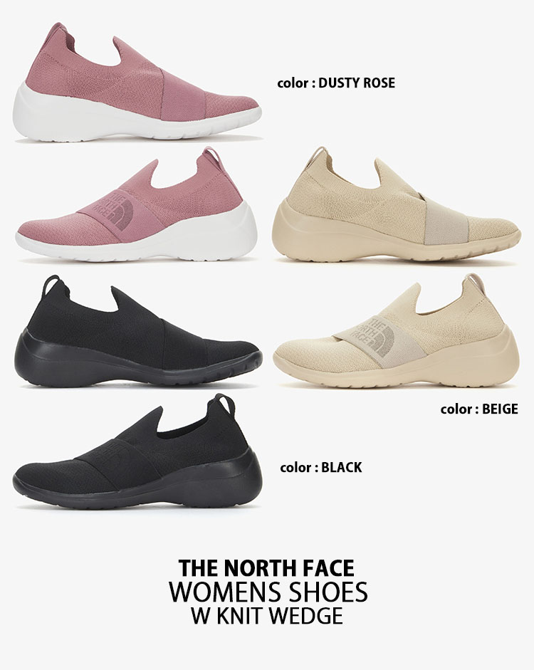 THE NORTH FACE ノースフェイス モックシューズ W KNIT WEDGE