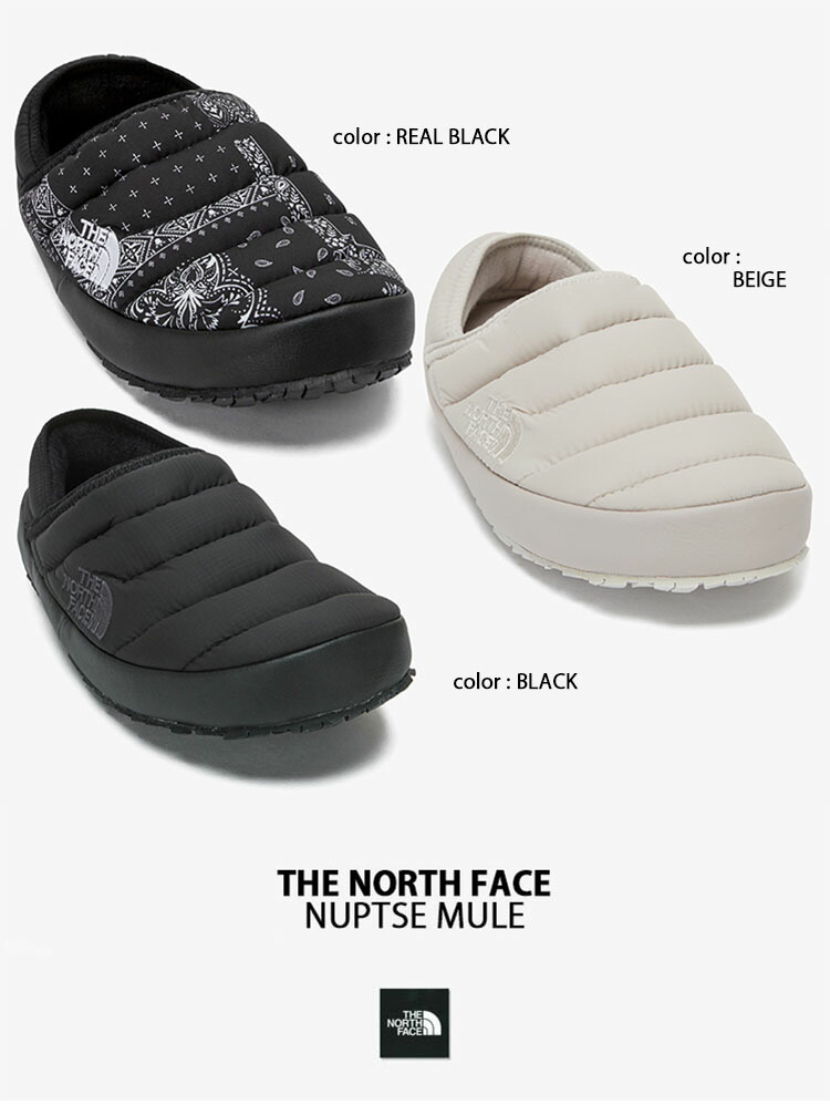 THE NORTH FACE ノースフェイス ミュール ダウンサンダル NUPTSE MULE ダウンスリッパ サンダル BLACK BEIGE  ペイズリー柄 NS93N52A/B/C【中古】未使用品 : tnf-ns93n52 : セレクトショップ a-clo - 通販 -  Yahoo!ショッピング