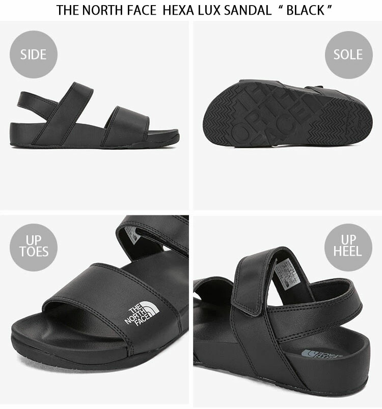 THE NORTH FACE ノースフェイス サンダル COMFY SANDAL EX スポーツサンダル スポサン ストラップ BLACK GRAY  ヒールストラップ ブラック グレー NS98P22S/T