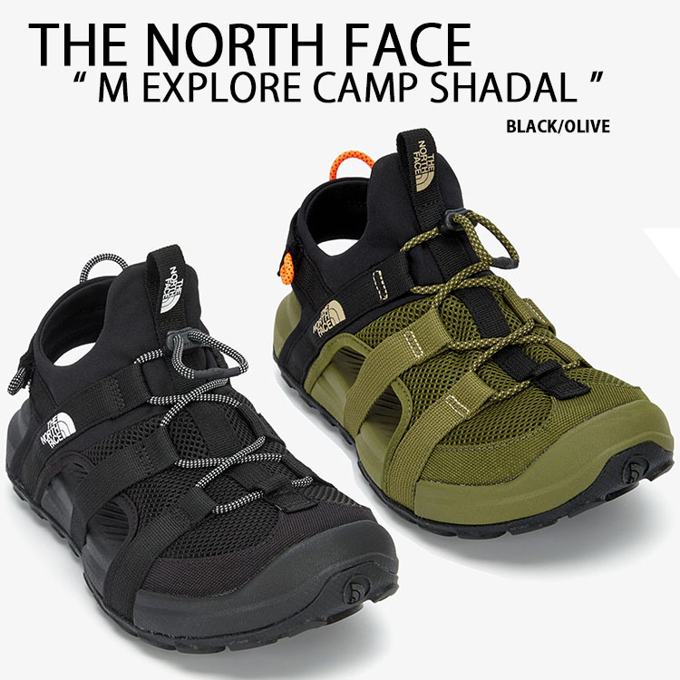 THE NORTH FACE ノースフェイス シャンダル サンダル M EXPLORE CAMP SHANDAL スポーツサンダル スポサン  BLACK OLIVE シューズサンダル アウトドア NS98Q12K/J