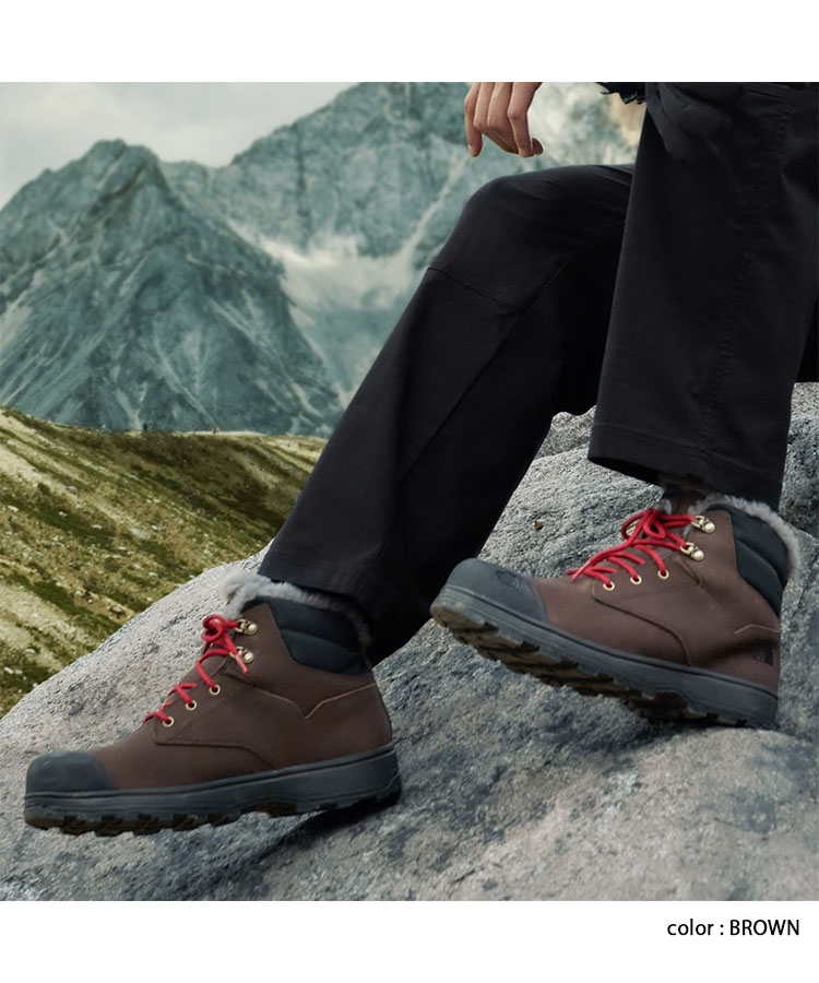 THE NORTH FACE ノースフェイス ブーツ FUR LEATHER BOOTS
