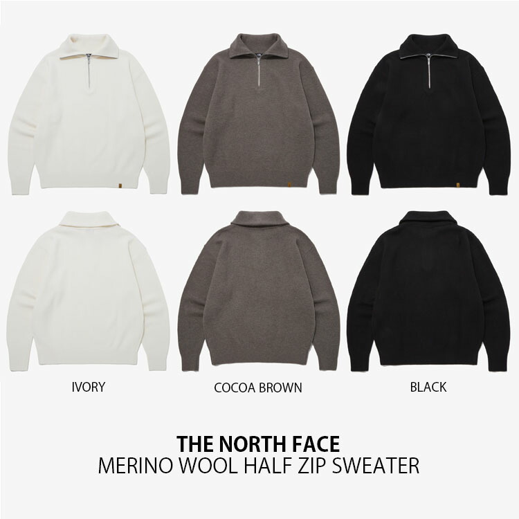 THE NORTH FACE ノースフェイス ニット MERINO WOOL HALF ZIP SWEATER メリノ ウール ハーフジップ セーター  長袖 ロゴ メンズ レディース NT7AP51A/B/C : tnf-nt7ap51 : セレクトショップ a-clo - 通販 -  Yahoo!ショッピング