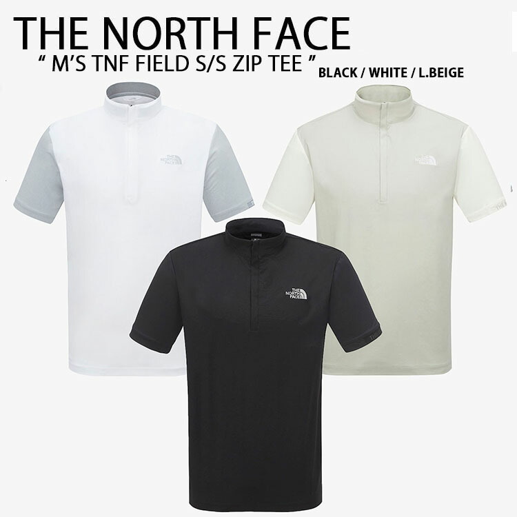 THE NORTH FACE ノースフェイス Tシャツ ハーフジップ M'S TNF FIELD S 