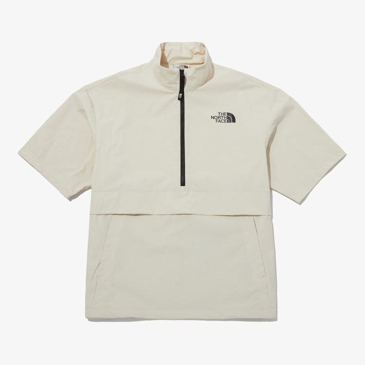 THE NORTH FACE ノースフェイス Tシャツ ICE RUN HALF ZIP S/S TEE アイス ラン ハーフ ジップ ティーシャツ  半袖 ロゴ メンズ レディース NT7KP01J/K/L/M