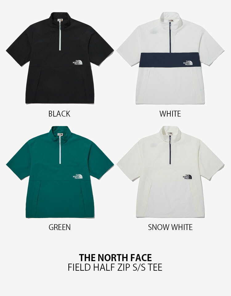 THE NORTH FACE ノースフェイス Tシャツ FIELD HALF ZIP S/S TEE