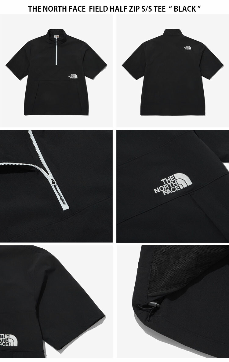 THE NORTH FACE ノースフェイス Tシャツ FIELD HALF ZIP S/S TEE THE NORTH FACE ノースフェイス Tシャツ FIELD HALF ZIP S/S TEE