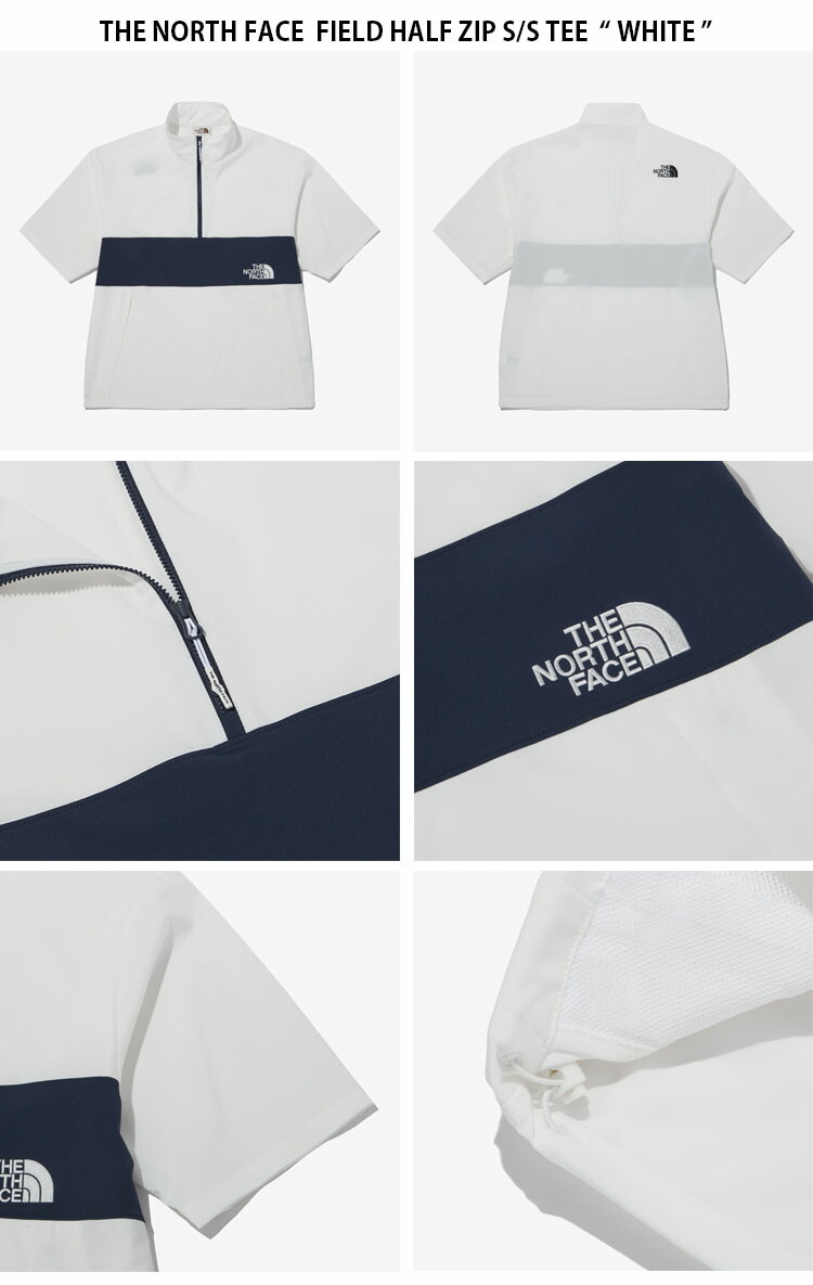 THE NORTH FACE ノースフェイス Tシャツ FIELD HALF ZIP S/S TEE