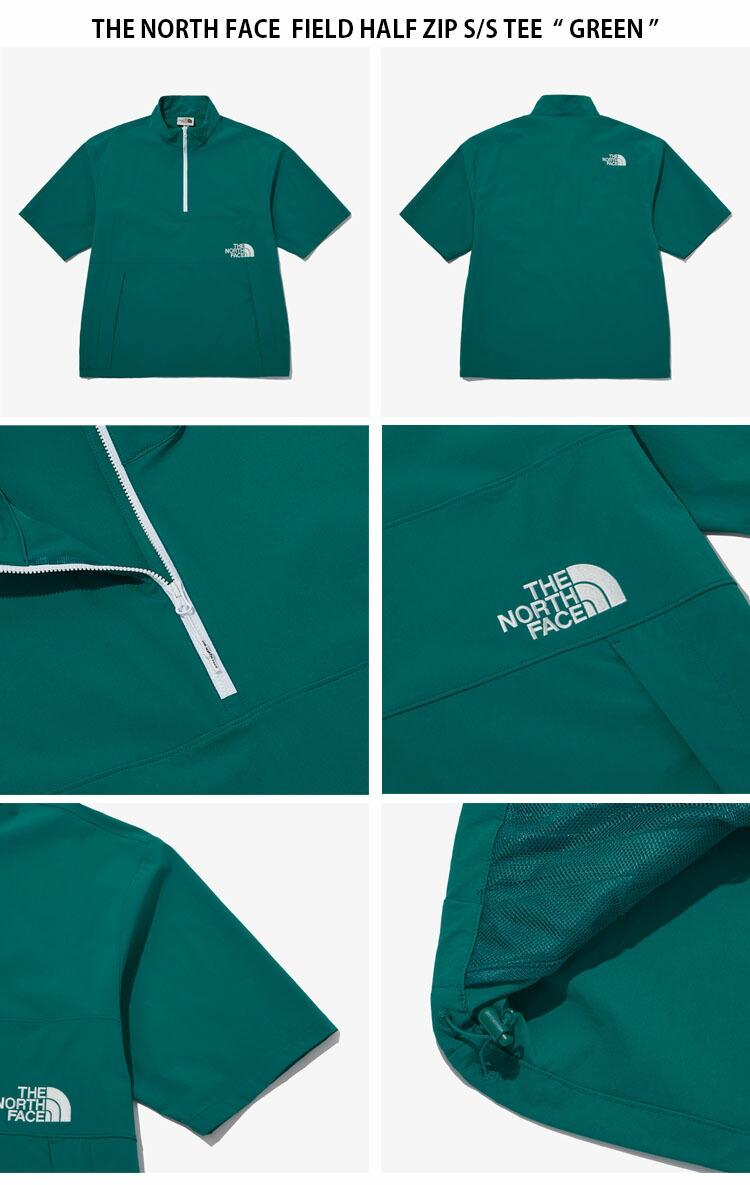 THE NORTH FACE ノースフェイス Tシャツ FIELD HALF ZIP S/S TEE